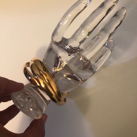 Bronze Italy rose colored interlocking bracelet - Picture 3 of 6